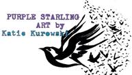 Purple Starling Art