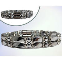 Bendi's Magnetic bracelet with silver hematite extra strong Bendi's Magnetic bracelet with silver hematite extra strong