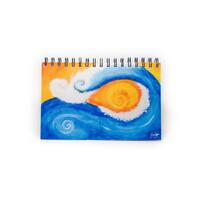 ocean wave of hope original art custom notebook journal ocean wave of hope original art custom notebook journal