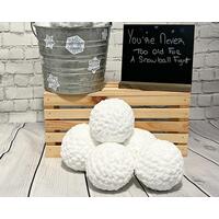 Crochet Snowball Set