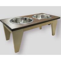 Dark walnut / natural base