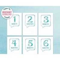 Baby Milestone Cards Baby Milestone Cards