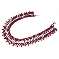 Red White and Blue Patriotic Necklace Red White and Blue Patriotic Necklace