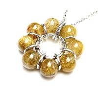 gold rutile crystal quartz chain pendant necklace statement necklace gold necklace gold rutile crystal quartz chain pendant necklace statement necklace gold necklace
