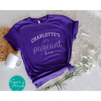 Personalized Pageant Gifts with Pageant Contestant Name, Custom Pageant Mom Shirt with Crown, Pageant Mama Shirt for Competition Day, Pageant Outfit for Mom of Pageant Queen