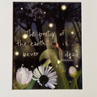 Fireflies at Night, Matted
Medium: Digitally Hand Painted
Substrate: Professional Matte Paper
Print & Mat Only, Frame Not Included Fireflies at Night, Matted
Medium: Digitally Hand Painted
Substrate: Professional Matte Paper
Print & Mat Only, Frame Not Included