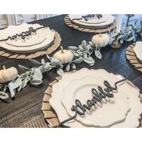 Wooden place cards