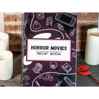 Horror Movie Recap Book - Horror Movie Journal and Review Book - Gift for Horror Lovers and Movie Buffs Horror Movie Recap Book - Horror Movie Journal and Review Book - Gift for Horror Lovers and Movie Buffs