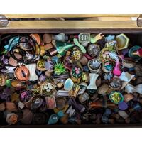 Fairy Trinkets Scoop, Miniature Trinket Scoop, Scoop full of Fairy Garden Trinkets and Curiosities, Fairy Confetti Scoop, Fairy Miniatures  Fairy Trinkets Scoop, Miniature Trinket Scoop, Scoop full of Fairy Garden Trinkets and Curiosities, Fairy Confetti Scoop, Fairy Miniatures