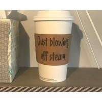 Coffee drink sleeve coozie
