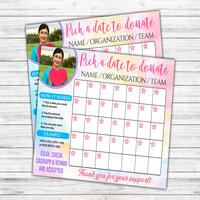 Pick a Date Fundraising Calendar Template Pick a Date Fundraising Calendar Template