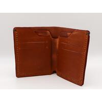 Single Fold Wallet Unique Style for holding cash and 4 cards Jon B Leather