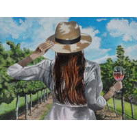 Standing in the Wine Fields, “Enjoying Life” Standing in the Wine Fields, “Enjoying Life”