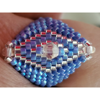 Blue and Silver ring Blue and Silver ring