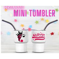 Personalized shot glass with custom Message and/or Image. Custom, Funny, and Personalized Options. Perfect for Weddings, Parties, and Gifts. one last ride. the Bach Club