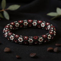 colorful handmade beaded bracelet