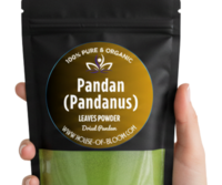2LB Bulk Organic Pandan Leaves Powder (Screwpine) in House of Bloom resealable pouch