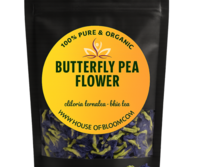 2LB Bulk Pack of Organic Blue Butterfly Pea Flowers (Clitoria Ternatea) with a FREE seeds packet