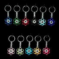 Chainmaille Flower Keychain, Japanese 12 in 1 Style Chainmaille Flower Keychain, Japanese 12 in 1 Style