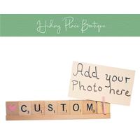 custom scrabble photo frame custom scrabble photo frame