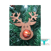 Reindeer, Ornament, Rudolph, Red Nose Reindeer, Christmas, Christmas Decor, Christmas Tree