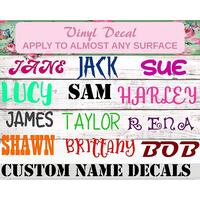personalized name decals personalized name decals