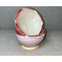 pink split rim bowls pink split rim bowls
