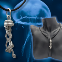 jellyfish necklace by bendi's