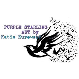 Purple Starling Art
