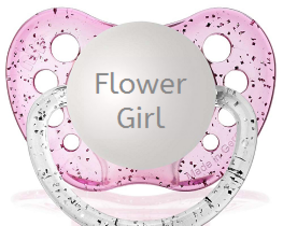 Flower Girl pacifier
