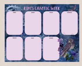 Owl Weekly Planner Notepad