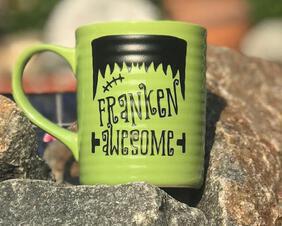 Engraved Halloween Frankenstein Mug
