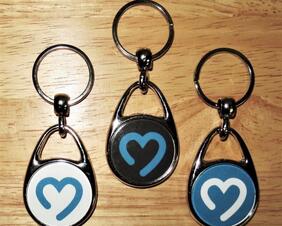 Goimagine Heart Logo Keychain