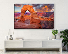 Red Delicate Arch  at Arches National Park, Utah