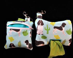 Cavalier King Charles Spaniel Multi purpose pouch Handmade by a Fur Baby Favorite dog poop bag holder waste bag dispenser training treat pouch binky pacifier bag change purse pouch