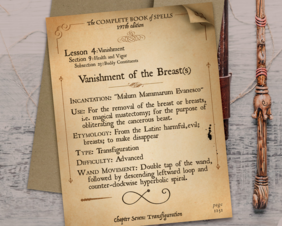 Mastectomy Potter Spell card