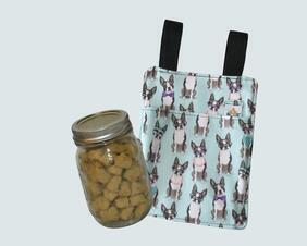 French Bulldog Training Treat bag, Large Treat Pouch for the Frenchie lover and Dog Mom