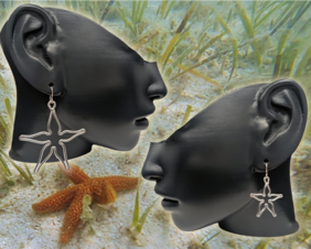 Starfish earrings by Bendi's