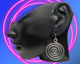 XL spiral Earrings by Bendi's