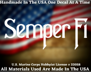 Semper Fi Decal