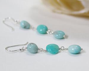 Amazonite Gem Stack Earrings