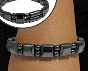 Bendi's Magnetic bracelet with black hematite extra strong