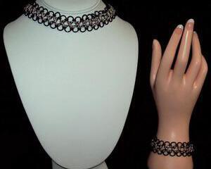Chainmaille Choker or Bracelet, Japanese 12 in 1