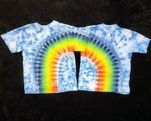 Size Small Youth rainbow t-shirt set