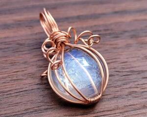 Glass_Necklace, Glass_Pendant, Pumpkin_Necklace, White_Pumpkin, Glass Pumpkin Pendant, Fall_Jewelry, Artisan_Jewelry, Autumn_Necklace, Halloween_Necklace, Autumn_Jewelry, Pumpkin_Jewelry, Thanksgiving_Jewelry, pagan pendant, wirewrapped jewelry, wire woven pendant, wire wrapped