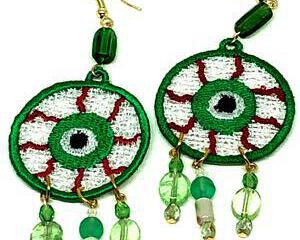 ​Halloween Eyeball 2 Dangle Earrings