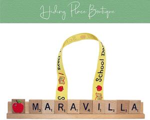 personalized teacher christmas ornament