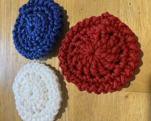Fourth of July set of scrubbies