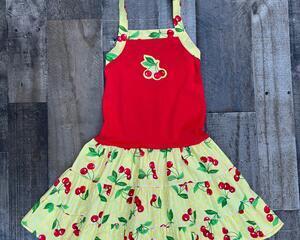 Cherry Print Girl Dress