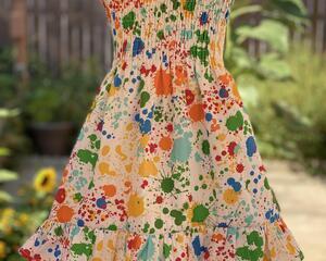 Paint Splatter Dress